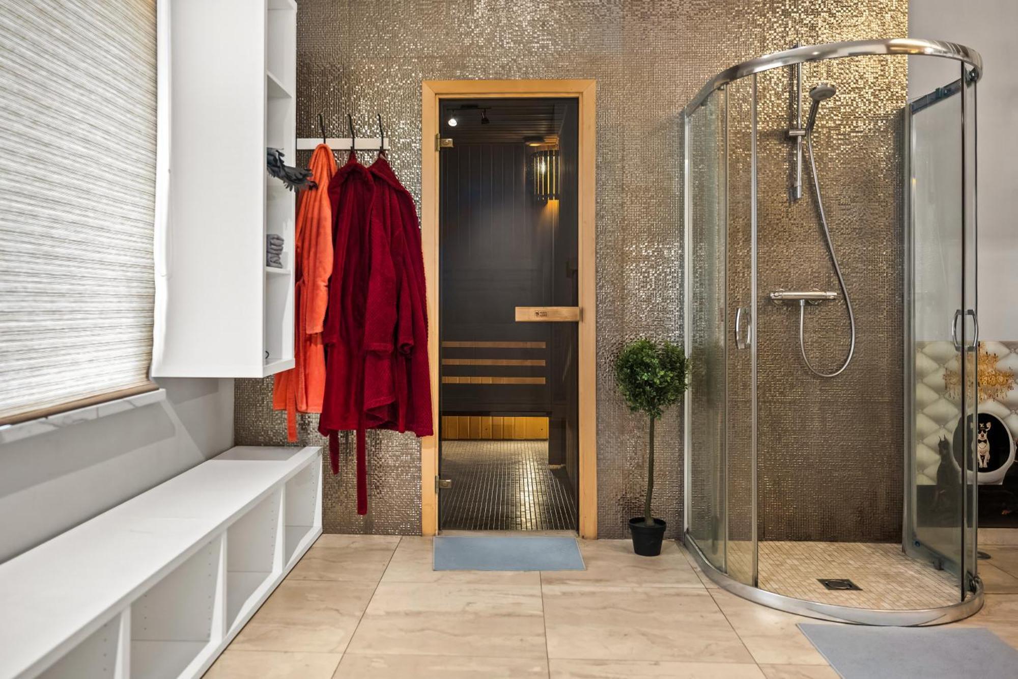Secret Lounge - Cozy Studio With Sauna And Jacuzzi Вильнюс Экстерьер фото