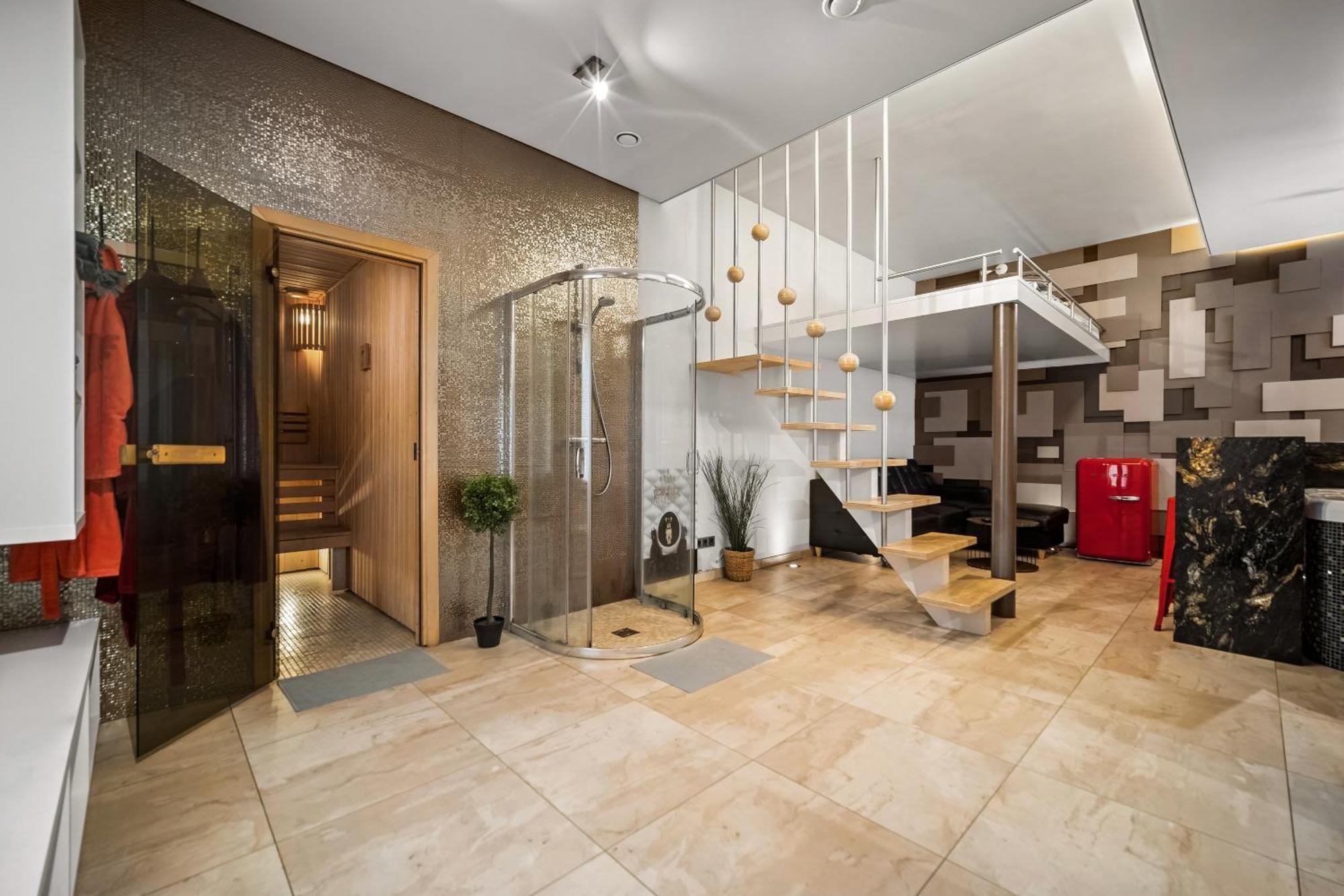 Secret Lounge - Cozy Studio With Sauna And Jacuzzi Вильнюс Экстерьер фото